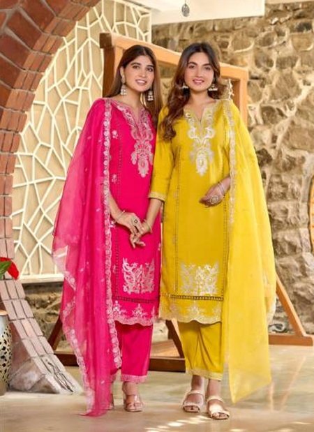 Naisha K 91 Roman Silk Kurti Bottom With Dupatta Wholesale Price In Surat